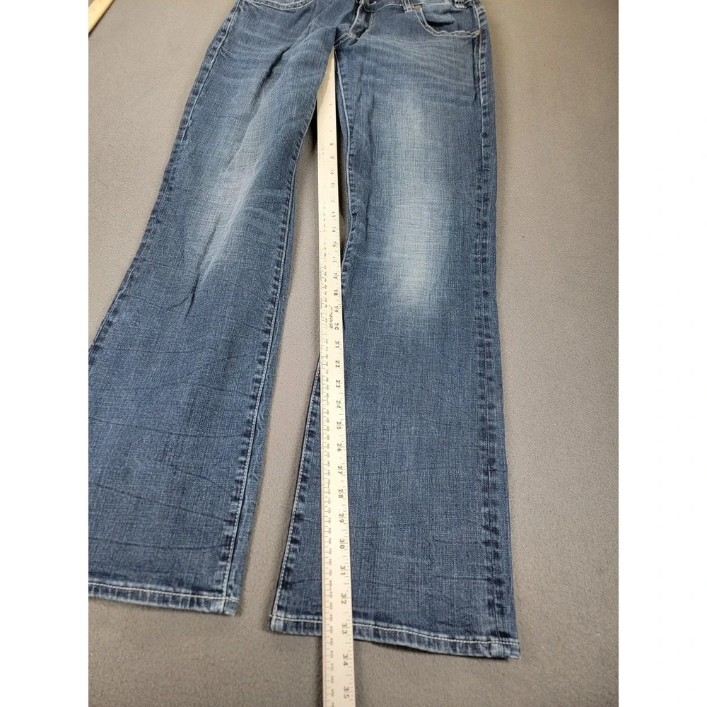 Rock & Roll Cowgirl Jeans Womens 28 Blue Bootcut‎ Mid Rise Stretch Western Denim - Picture 2 of 15